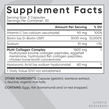 Sports Research® Supplements for Women Pack - Phytoceramides 350mg for Healthy Skin and Hydration + Biotin-Infused Collagen Peptides Complex - dailyvitalstore