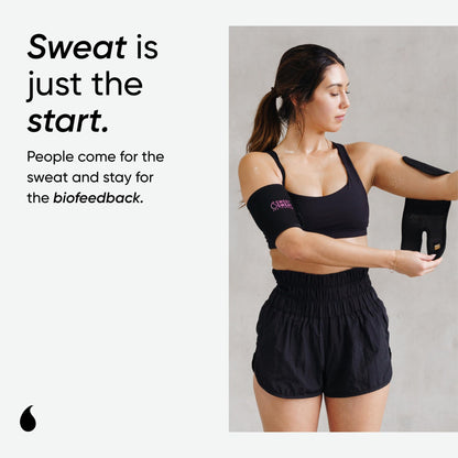 Sports Research Sweet Sweat® Arm Trimmers - Premium Sweat-Enhancing Arm Wraps for Women & Men - 3 Adjustable Sizes - dailyvitalstore