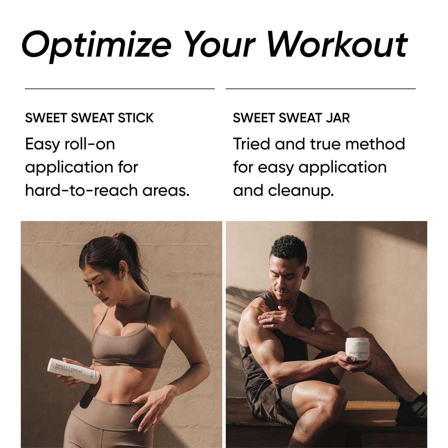 Sports Research Sweet Sweat Coconut Workout Enhancer Gel - Maximize Your Exercise & Sweat Faster - 13.5oz Jar - dailyvitalstore