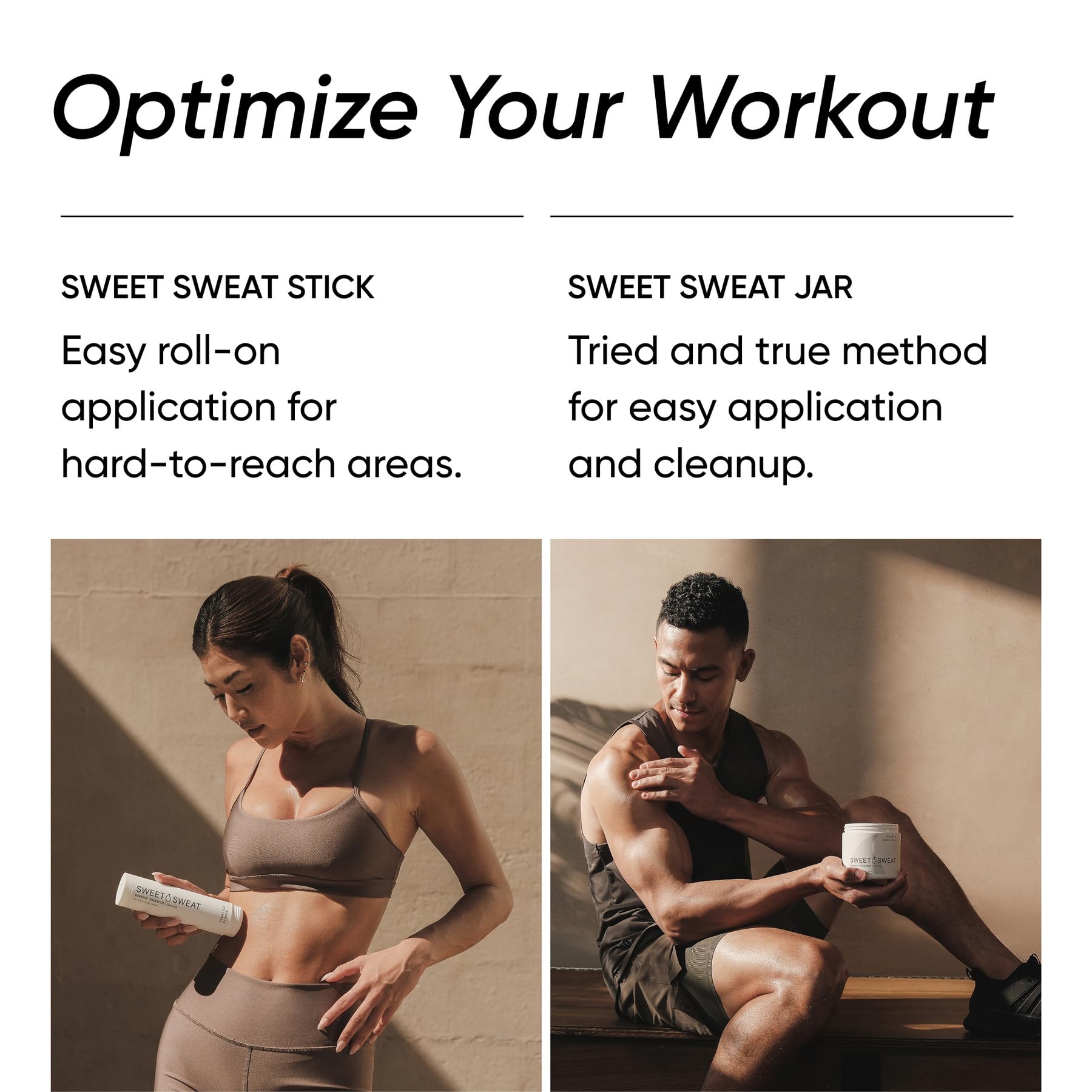 Sports Research Sweet Sweat Coconut Workout Enhancer Gel - Maximize Your Exercise & Sweat Faster - 13.5oz Jar - dailyvitalstore