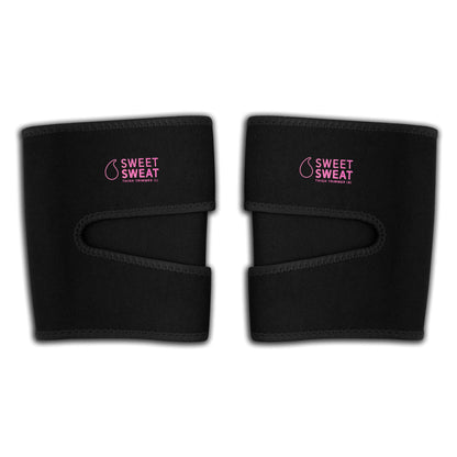 Sports Research Sweet Sweat Thigh Trimmers for Men & Women Increases Sweat & Activity to the Thighs during Exercise (Pink Logo, Medium) - dailyvitalstore