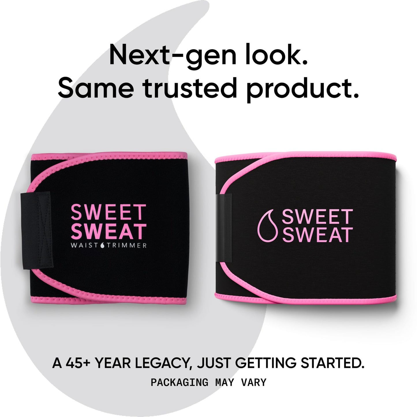 Sports Research Sweet Sweat Waist Trimmer (Core Series) - Premium Sweat Enhancing Fitness Band for Women & Men - Adjustable Fit · Latex-Free Neoprene - Pink Logo, Medium - dailyvitalstore