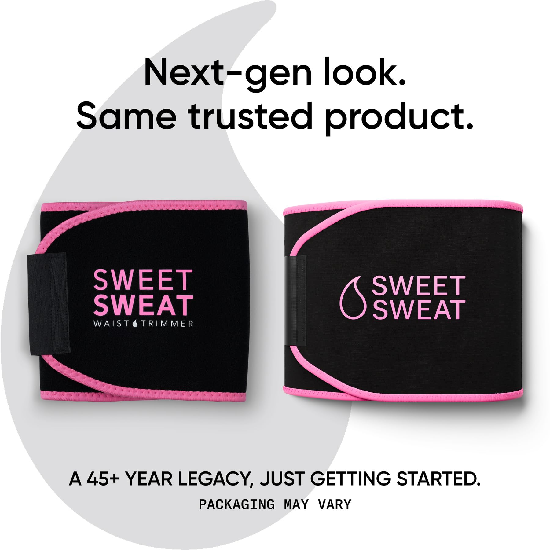 Sports Research Sweet Sweat Waist Trimmer (Core Series) - Premium Sweat Enhancing Fitness Band for Women & Men - Adjustable Fit · Latex-Free Neoprene - Pink Logo, Medium - dailyvitalstore
