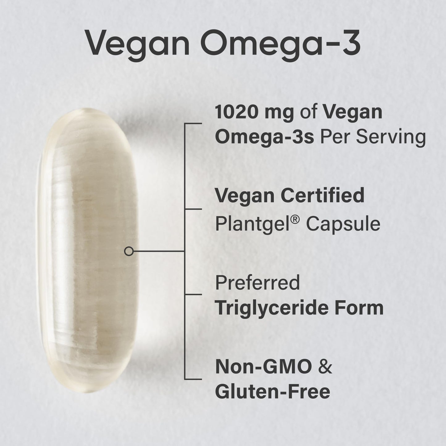Sports Research Vegan Omega-3 Fish Oil Alternative from Algae Oil - Highest Levels of Vegan DHA & EPA Fatty Acids | Non-GMO Tested & Vegan Certified - 60 Veggie Softgels (Carrageenan Free) - dailyvitalstore