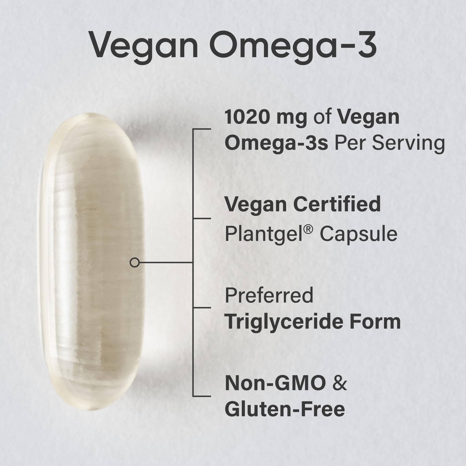 Sports Research Vegan Omega-3 Fish Oil Alternative from Algae Oil - Highest Levels of Vegan DHA & EPA Fatty Acids | Non-GMO Tested & Vegan Certified - 60 Veggie Softgels (Carrageenan Free) - dailyvitalstore