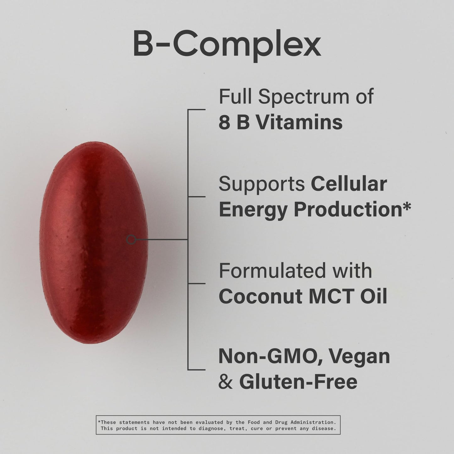 Sports Research® Vitamin B-Complex - Full Spectrum of B Vitamins with Methylated B12 & Folate - Gluten Free · Plant-Based · Non-GMO · Vegan-Friendly Formula - 120 Veggie Softgels - dailyvitalstore