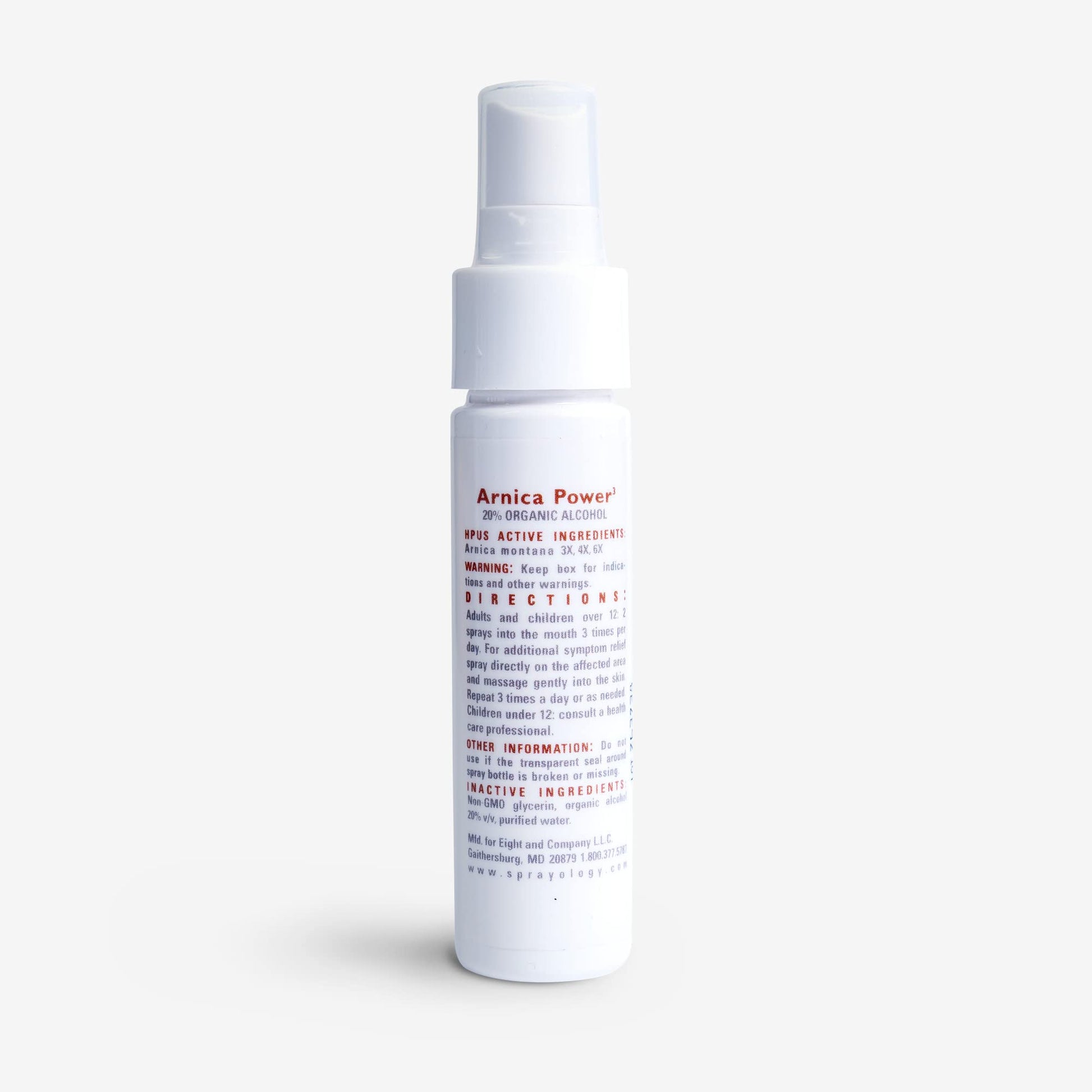 Sprayology Arnica Power - Homeopathic Oral Spray to Alleviate Muscle and Joint Discomfort | Vegan | Gluten-Free | All Natural | Lactose Free | Vegan | 30 Day Supply (1.38 fl oz) - dailyvitalstore
