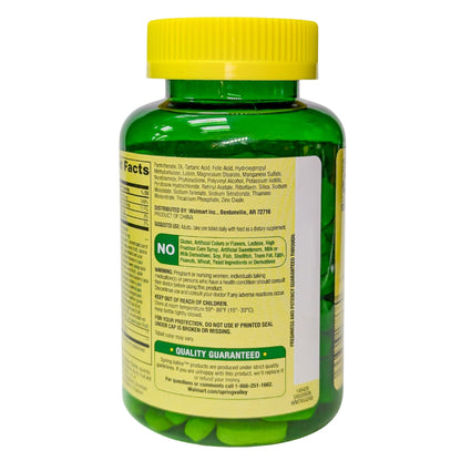 Spring Valley Women's 50+ Multi with Fruits & Vegetables Dietary Supplement 150 Tablets (One Bottle) - dailyvitalstore