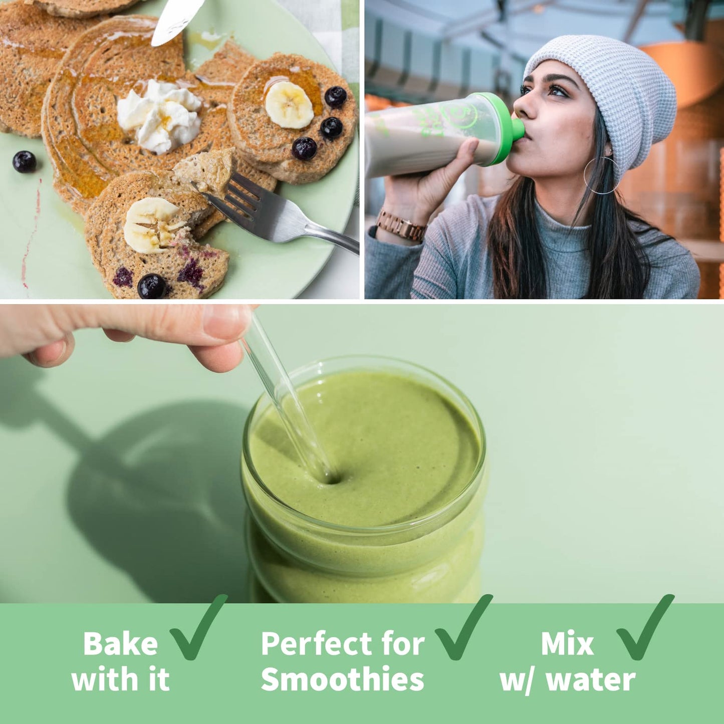Sprout Living Epic Protein, Plant Based Protein & Superfoods Powder, Vanilla Lucuma Powder | 20 Grams Organic Protein Powder, Vegan, Non Dairy, Non-GMO, Gluten Free, Low Sugar (1 Pound, 12 Servings) - dailyvitalstore