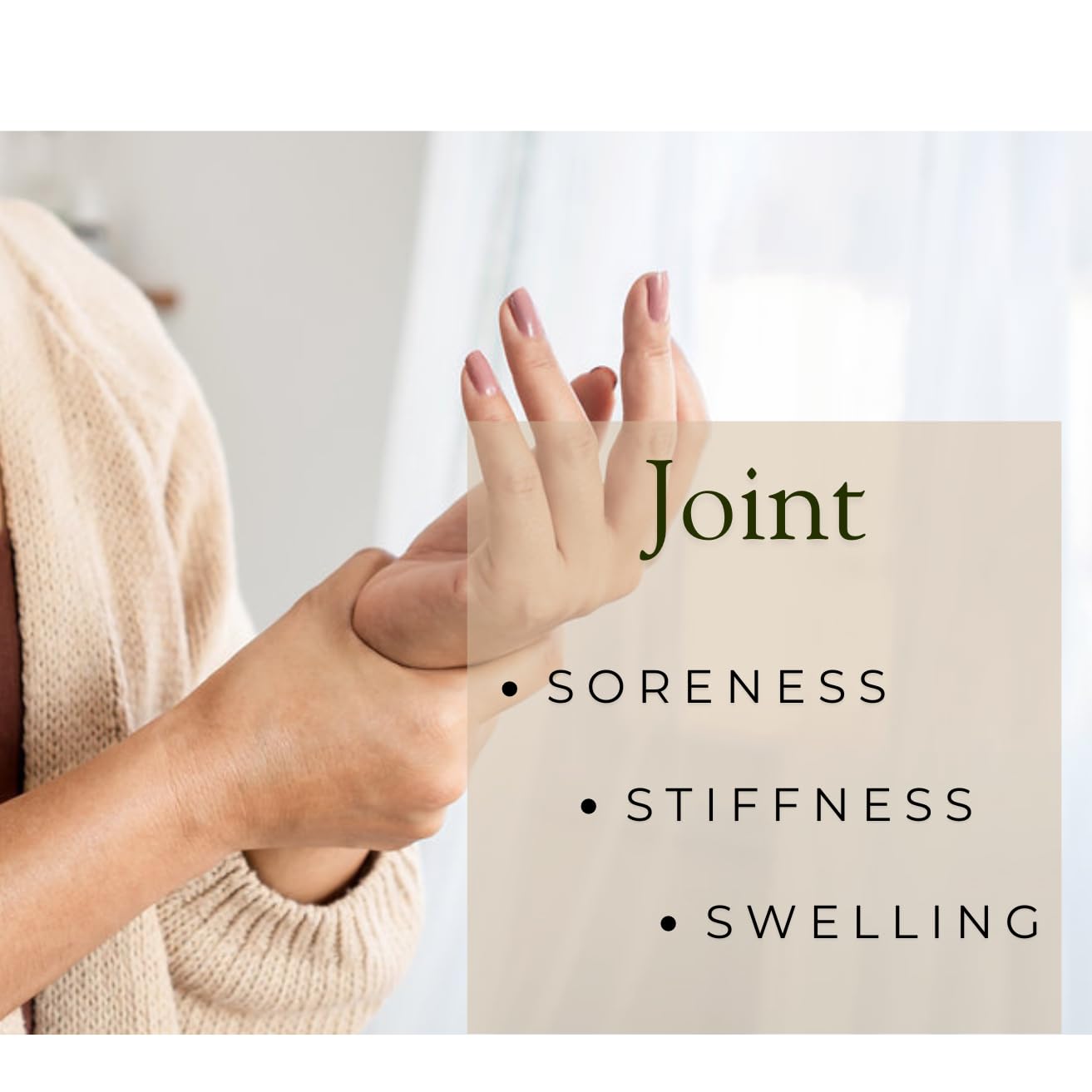 SSF Organics-Joint Flex with Glucosamine Chondroitin Turmeric Msm Boswellia - Joint Support Supplement for Relief 60 Capsules for Bones, Back, Knees, Hands (60 Capsules) - dailyvitalstore