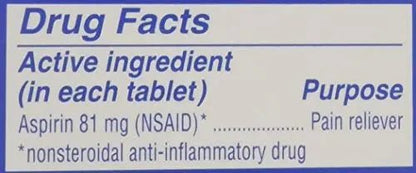 St. Joseph Orange Chewable 81mg Aspirin, 36 Tablets (Pack of 6) - dailyvitalstore