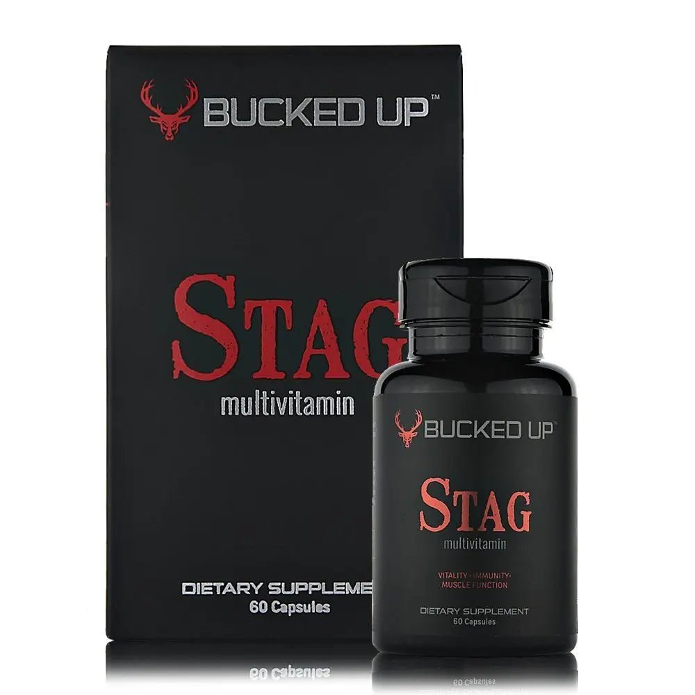 Stag Multivitamin - Men - Full Spectrum Vitamin Formula - Vitality, Immunity and Muscle Function (60 Capsules) - dailyvitalstore