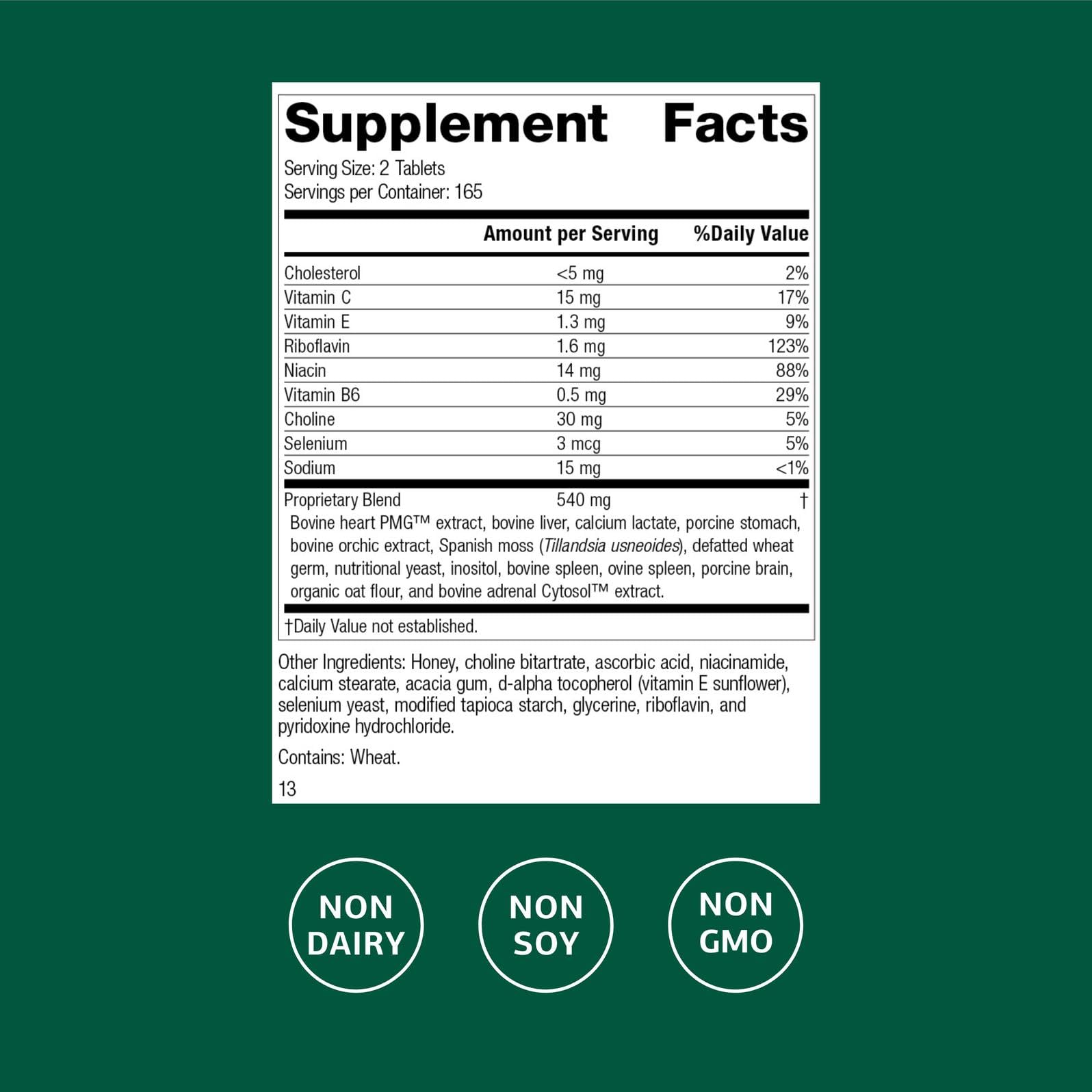 Standard Process Inc. Cardio-Plus - Antioxidant Support - Heart Health, Circulation & Blood Flow Supplement with Vitamin B6, Niacin & Riboflavin - Energy Metabolism Supplement - 330 Tablets - dailyvitalstore