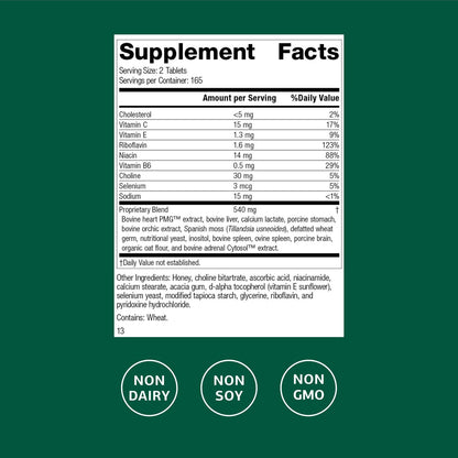 Standard Process Inc. Cardio-Plus - Antioxidant Support - Heart Health, Circulation & Blood Flow Supplement with Vitamin B6, Niacin & Riboflavin - Energy Metabolism Supplement - 330 Tablets - dailyvitalstore