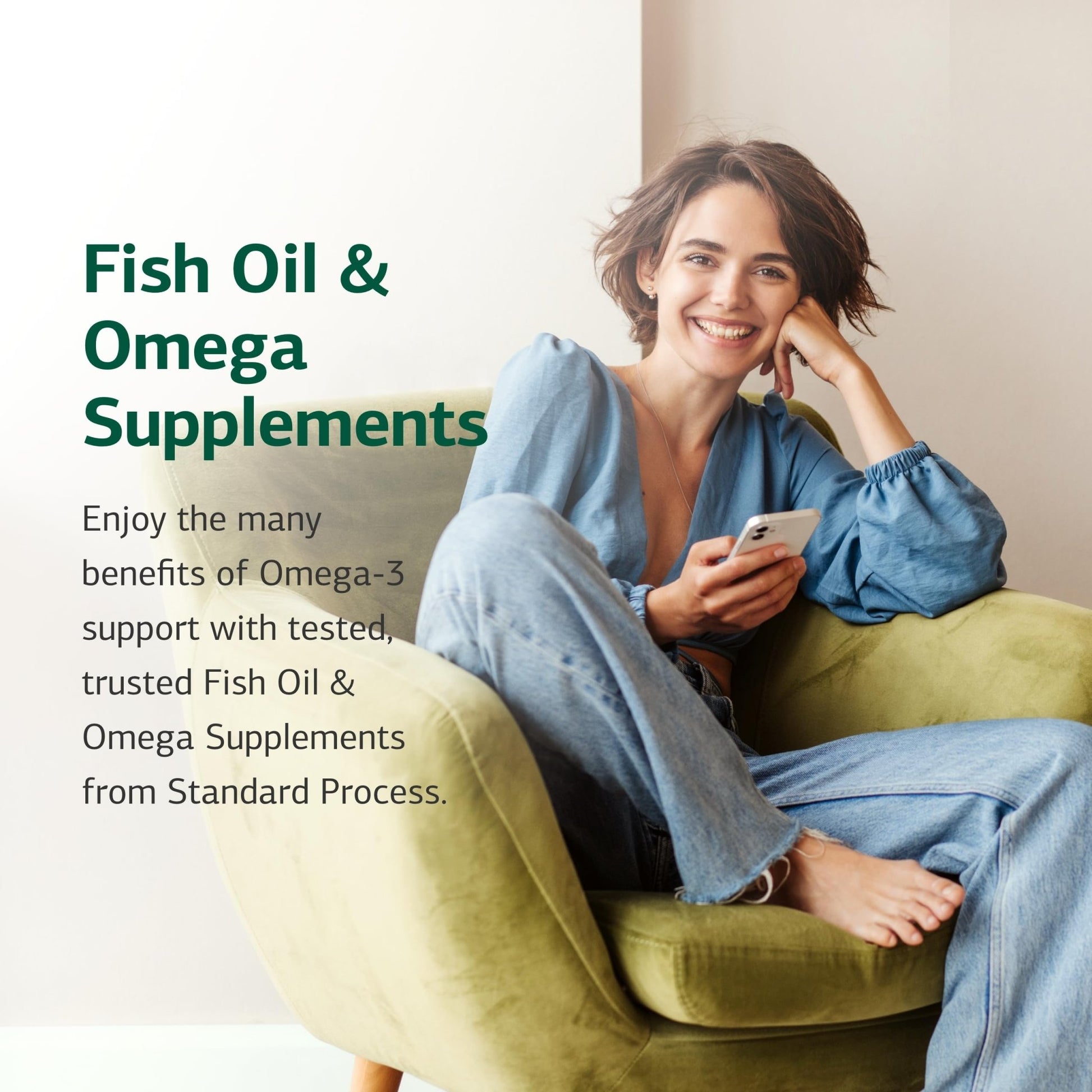 Standard Process Olprima DHA - Omega-3 Supplement for Heart & Brain Health - Gluten-Free, Non-Dairy & Non-Soy - 60 Softgels (30 Servings) - dailyvitalstore