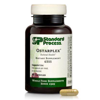 Standard Process Ostarplex - Dietary Supplement for Connective Tissue Health - Aids Liver Health & Function - Contains Vitamin B6 - Non-Dairy - 90 Capsules (90 Servings) - dailyvitalstore