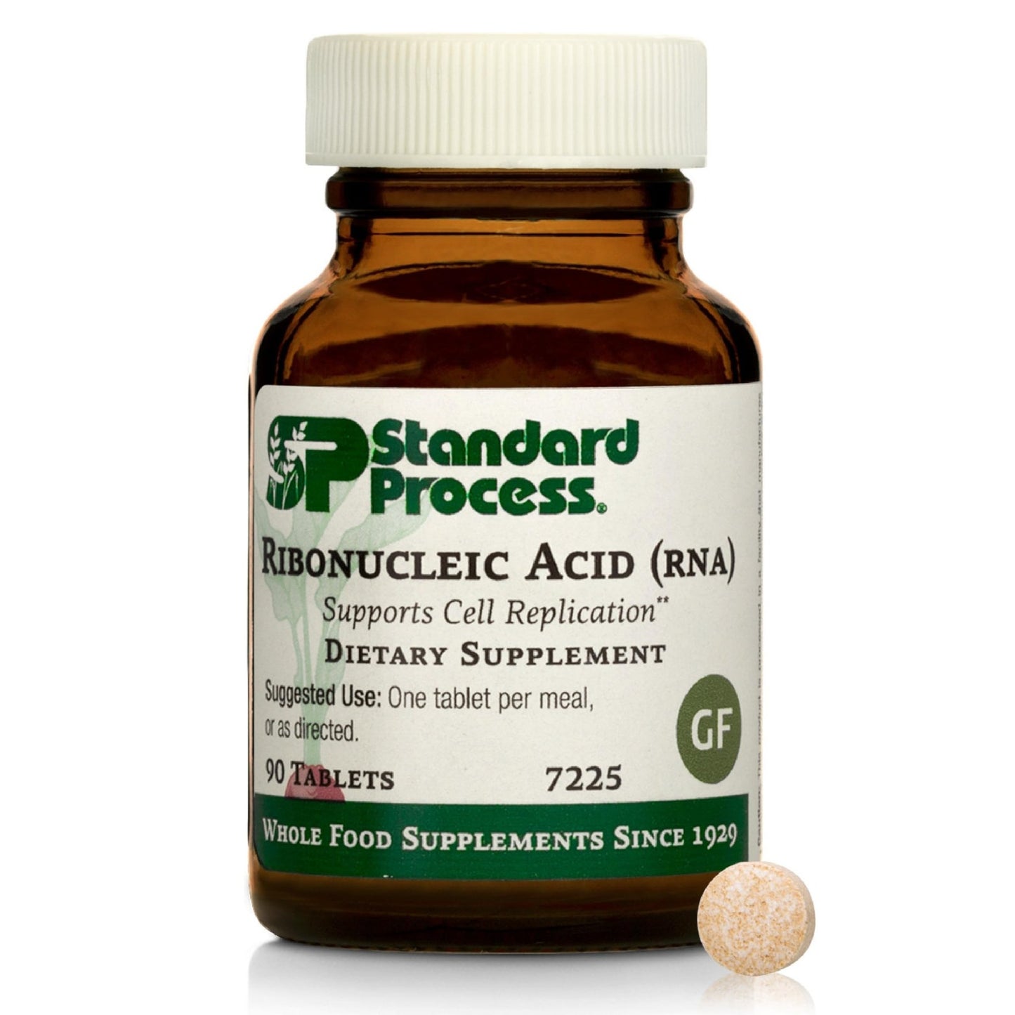 Standard Process Ribonucleic Acid RNA - Cell Development Support - Aids Protein Synthesis - Vegan, Gluten-Free, Non-Soy, & Non-Grain - 90 Tablets (90 Servings) - dailyvitalstore