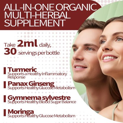 StarViora Gluco Clean Sugar-Free Herbal Blend with Berberine & Chromium, Bitter Melon, Ginseng and Alpha Lipoic Acid for Daily Wellness - dailyvitalstore