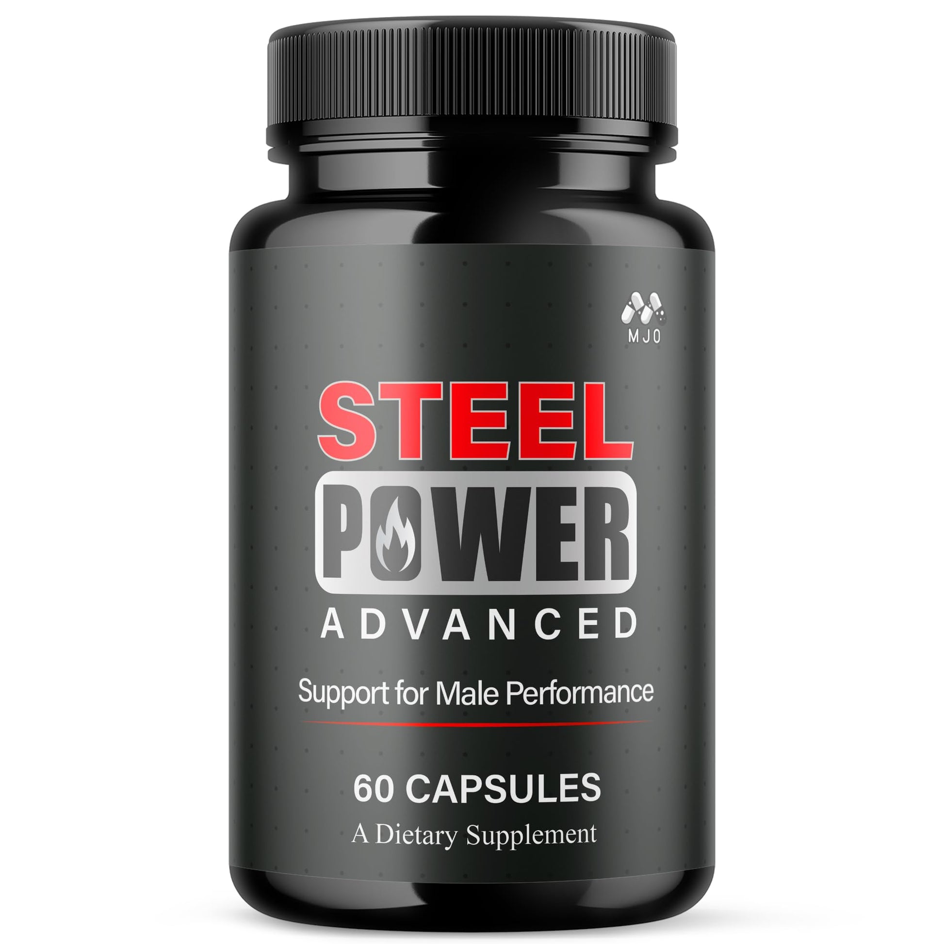 Steel Power Capsules, Official Steel Power for Men with All Natural Ingredients, Advanced SteelPower Men's Health and Wellness Vitamin Formula Pills with Maximum Strength Multivitamins (60 Capsules) - dailyvitalstore