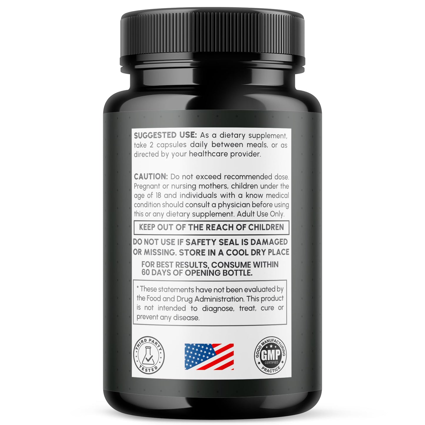Steel Power Capsules, Official Steel Power for Men with All Natural Ingredients, Advanced SteelPower Men's Health and Wellness Vitamin Formula Pills with Maximum Strength Multivitamins (60 Capsules) - dailyvitalstore