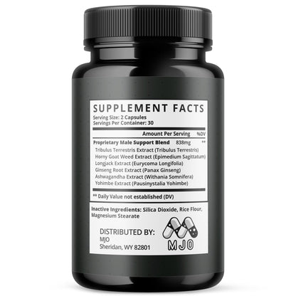Steel Power Capsules, Official Steel Power for Men with All Natural Ingredients, Advanced SteelPower Men's Health and Wellness Vitamin Formula Pills with Maximum Strength Multivitamins (60 Capsules) - dailyvitalstore