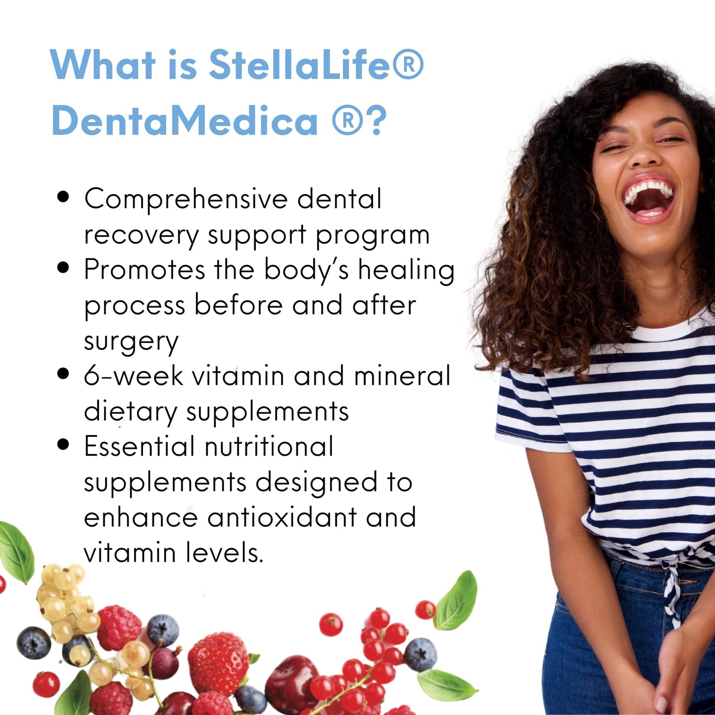 StellaLife DentaMedica Vegan Daily Multivitamin Nutritional Support for Faster Dental Surgery Recovery, VIT D3 K2 C B Zinc CoQ10 Magnesium, Healthy Bones & Gums, Non-GMO, GMP USA, 168 Capsules - dailyvitalstore