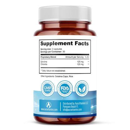 Stem Cell Supplements 500mg (60 Cap) Natural Anti-Aging & Longevity Support with Spirulina & Chlorella, Boost Cellular Renewal, Restore Youthful Energy, Reduce Joint Soreness – Celulas Madre - dailyvitalstore