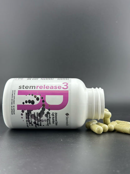 Stemtech Stemrelease3 Cutting-Edge Stem Cell Nutrition for Natural Renewal and Youthful Vitality, Exclusive Blend for Enhanced Telomere Health, 60 Capsules - dailyvitalstore