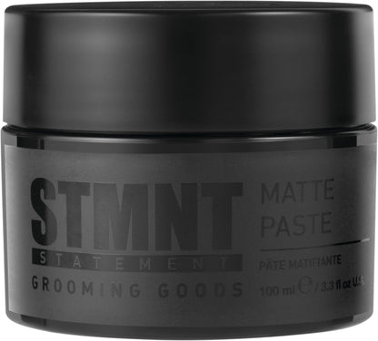 STMNT Grooming Goods Matte Paste 3.38 oz | All Day Strong Hold & High Volume | Hair Clay Paste For Men | Non-Greasy Formula | Texture Paste for Hair - dailyvitalstore