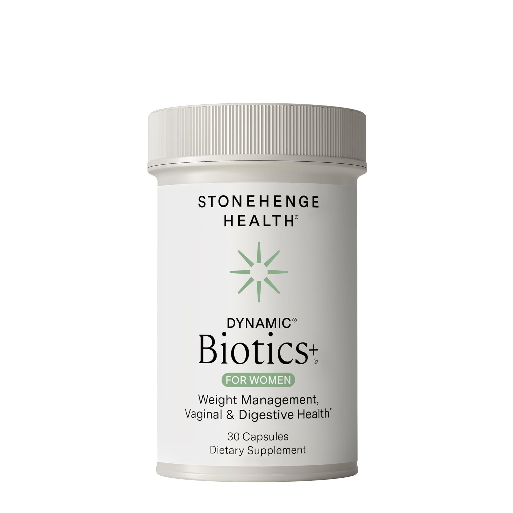 Stonehenge Health Biotics for Women Probiotic 70 Billion CFU, 24 Strains + Prebiotic Fiber, Weight Management, Focus & Mood, Digestive, Vaginal & Immune Support, Non-GMO, 30 Delayed-Release Veg Caps - dailyvitalstore