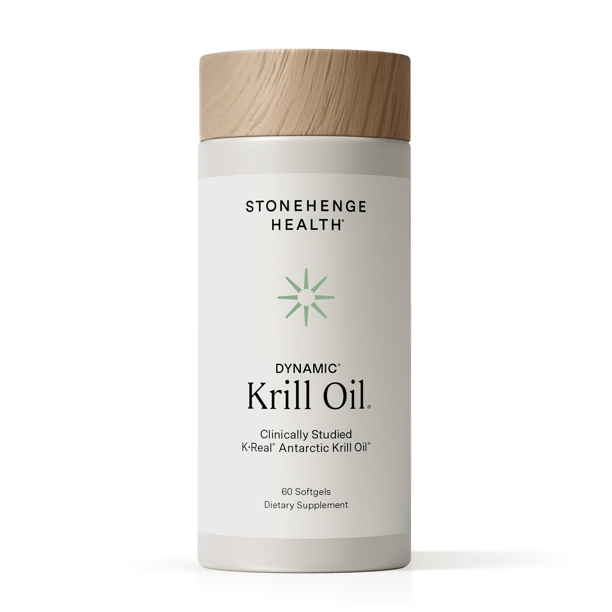 Stonehenge Health Dynamic Krill Oil 1600mg – Triple Strength Antarctic Omega-3 Supplement with EPA, DHA, Phospholipids & 2mg Astaxanthin – Supports Heart, Brain, Skin, Joint & Eye Health – 60 Softgels - dailyvitalstore