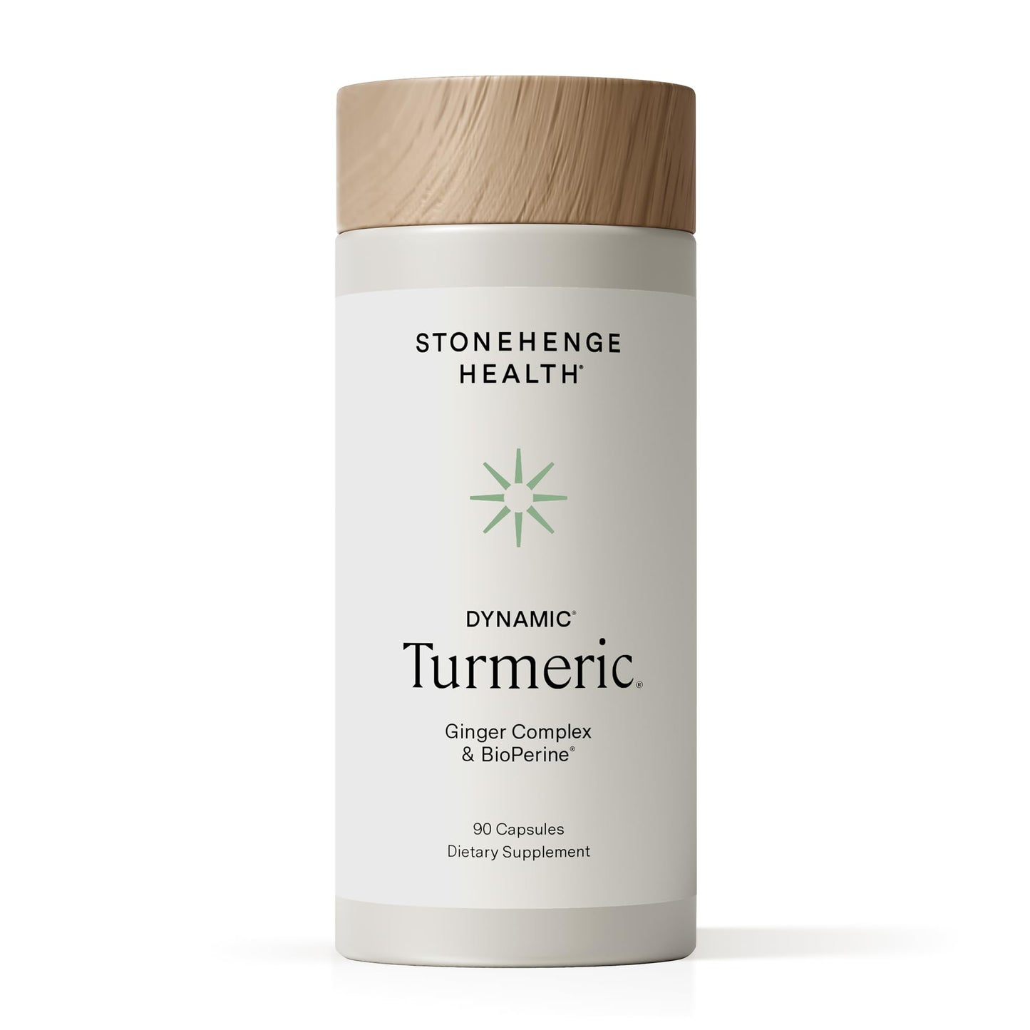 Stonehenge Health Dynamic Turmeric Curcumin with Ginger - High Potency - 1,650 mg Turmeric with 95% Curcuminoids & BioPerine, 90 Vegetarian Capsules - dailyvitalstore