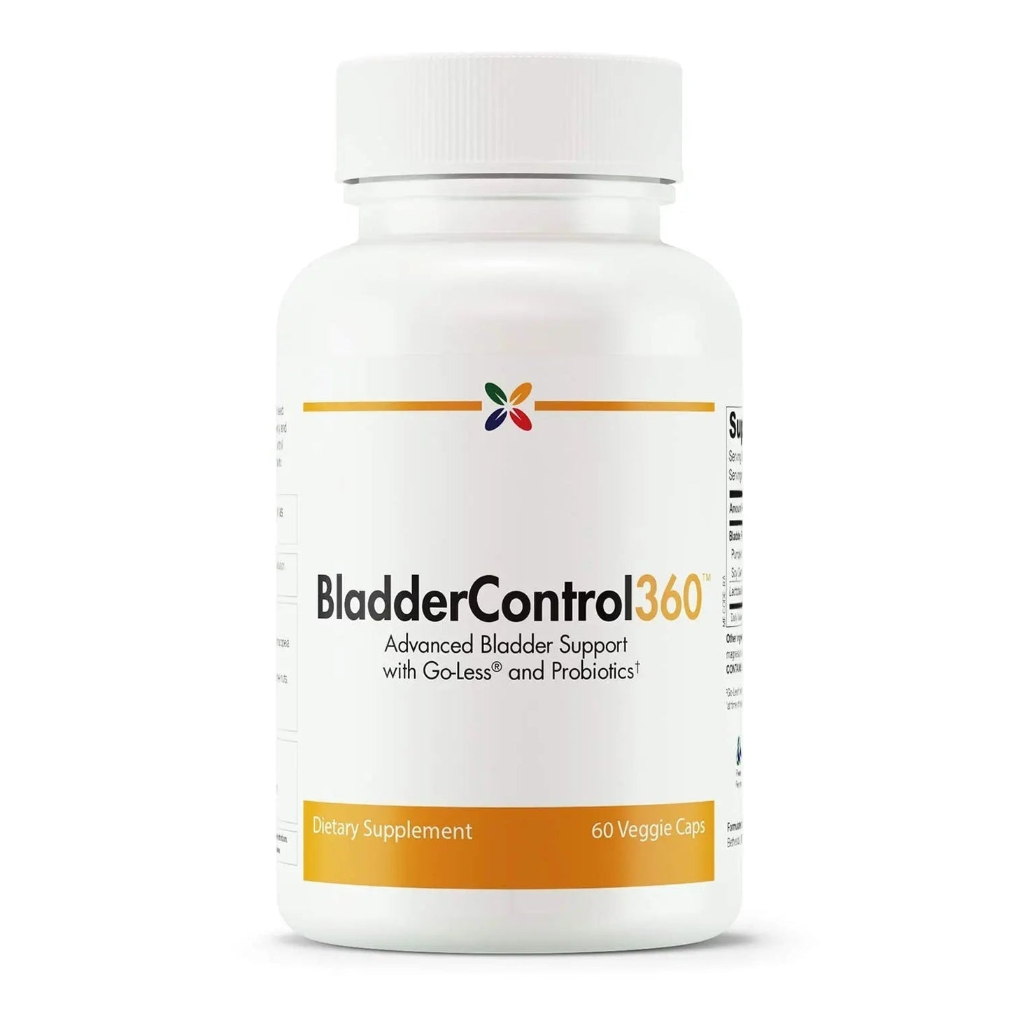 Stop Aging Now - BladderControl360 Formula - Bladder Control Support - Go-Less & Probiotics - Urinary Health Probiotic Supplement - Lactobacillus Rhamnosus, Pumpkin Seed & Soy Germ Extracts - 60 Vcaps - dailyvitalstore