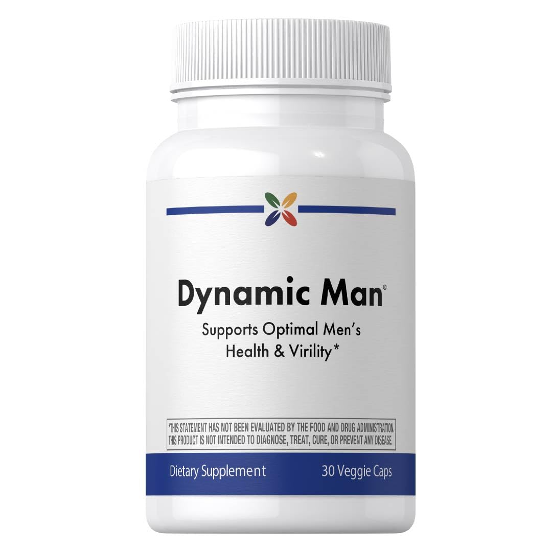 Stop Aging Now - Dynamic Man - Complex Supplement - 30 Vegetarian Capsules - dailyvitalstore