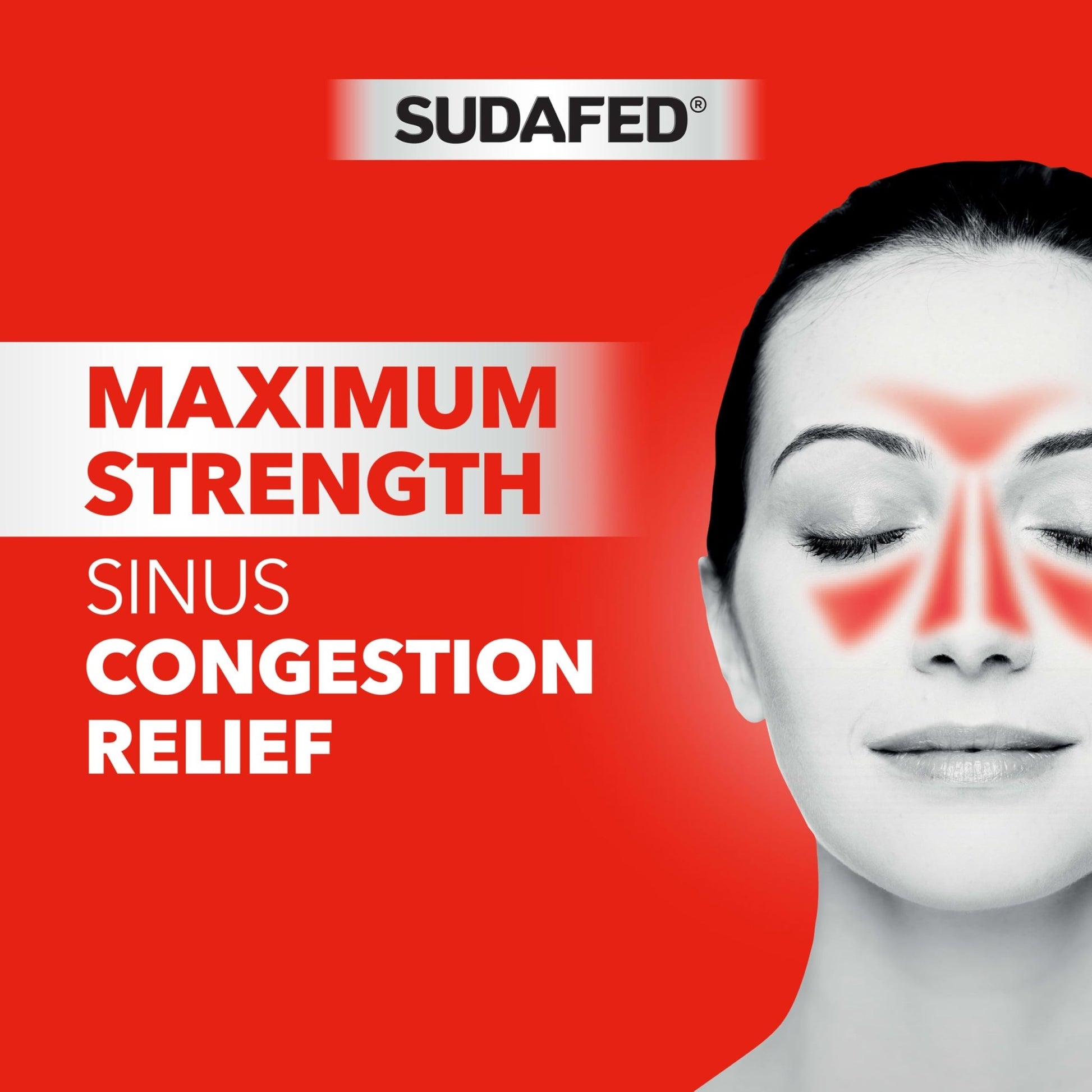 Sudafed PE Sinus Congestion Relief Tablets, Maximum Strength, Non-Drowsy 10 mg Phenylephrine HCI Decongestant for Sinus Pressure & Nasal Congestion Relief, Due to Cold or Allergies, 36 ct - dailyvitalstore