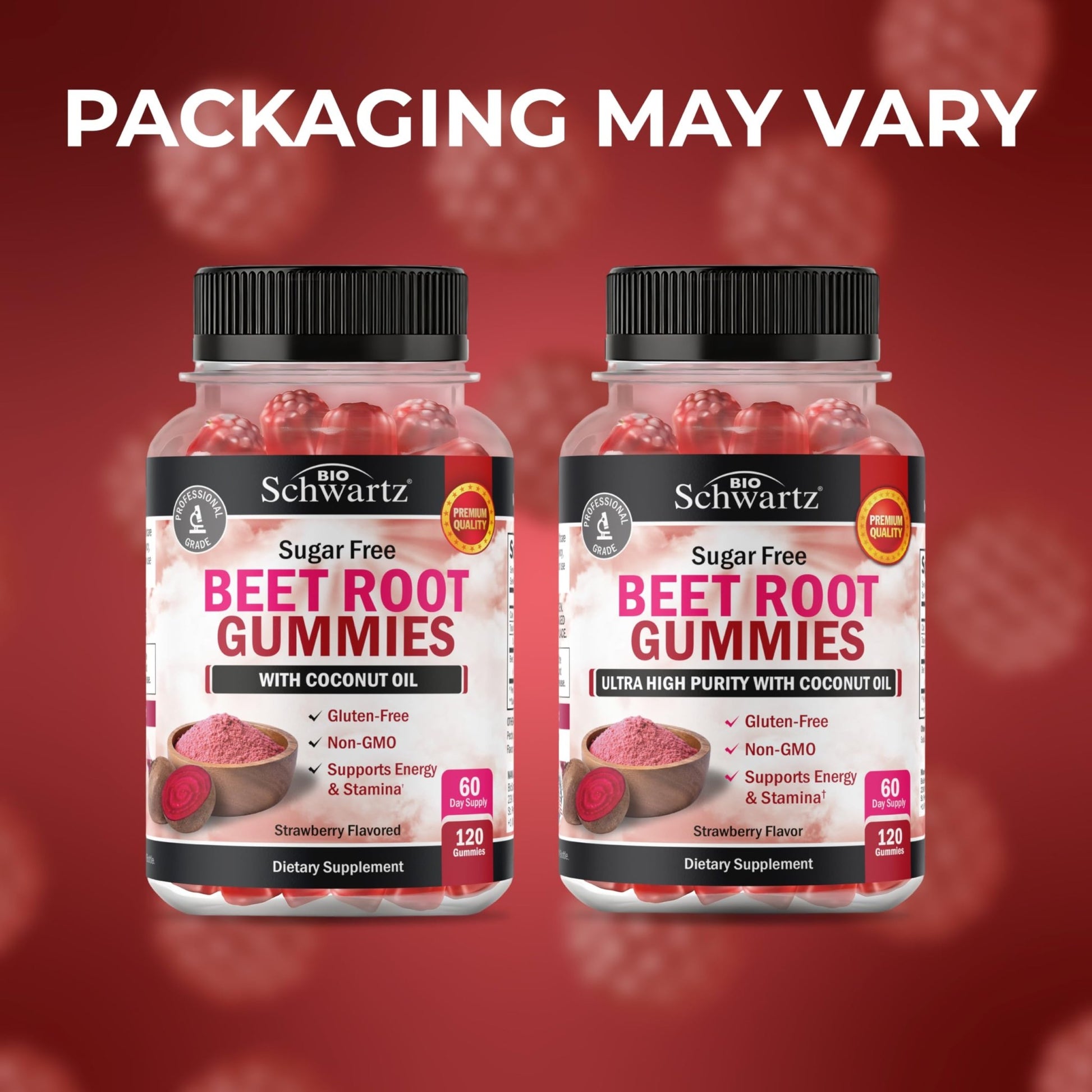 Sugar Free Beet Root Gummies - Nitric Oxide Gummies Infused with Coconut Oil for Highest Absorption - Supports Energy & Whole Body Health - dailyvitalstore