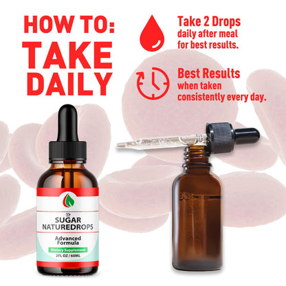 Sugar Nature Drops, Official SugarNature Blood Health Support Drops with All Natural Ingredients, Sugar Nature Liquid Supplement Optimal Health & Wellness Support with Premium Vitamins (30 Servings) - dailyvitalstore