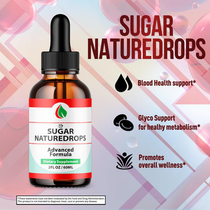 Sugar Nature Drops, Official SugarNature Blood Health Support Drops with All Natural Ingredients, Sugar Nature Liquid Supplement Optimal Health & Wellness Support with Premium Vitamins (30 Servings) - dailyvitalstore