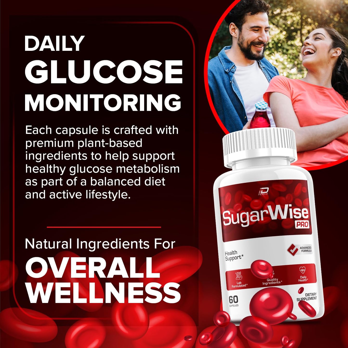 SugarWise Capsules – SugarWise Pro Natural Blend Daily Health Vitamins Supplement (5 Pack - 300 Capsules) - dailyvitalstore