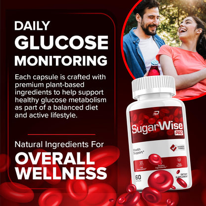 SugarWise Capsules – SugarWise Pro Natural Blend Daily Health Vitamins Supplement (5 Pack - 300 Capsules) - dailyvitalstore