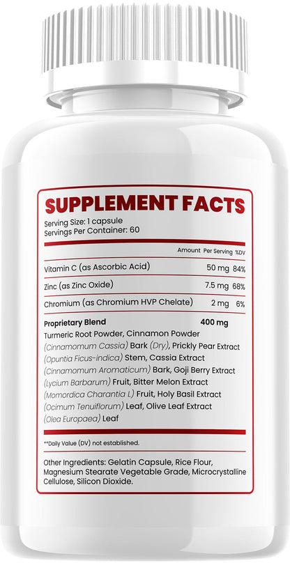 SugarWise Capsules – SugarWise Pro Natural Blend Daily Health Vitamins Supplement (5 Pack - 300 Capsules) - dailyvitalstore