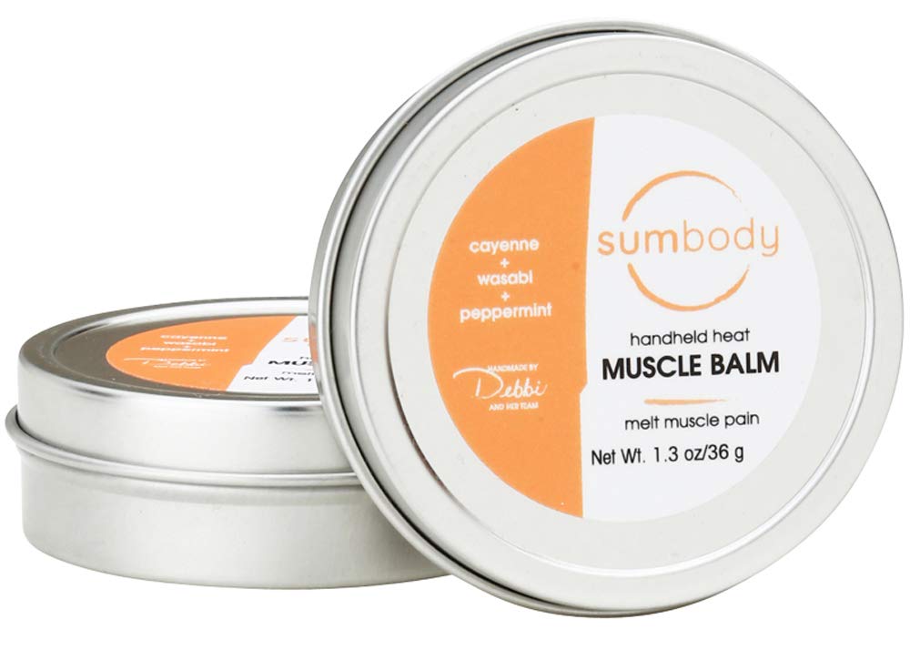 Sumbody Sore Muscles Heat Muscle Balm - Warming & Cooling Muscle Rub for Men and Women, Relaxer Menthol Balm for Body & Joint, Soothing Sore Feet Relief Travel Size, Shoulder Reliever Rub, Made in USA - dailyvitalstore