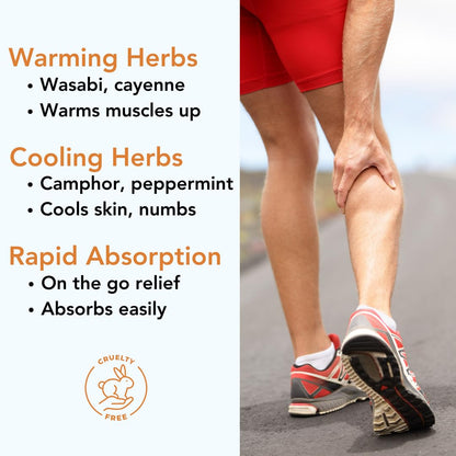 Sumbody Sore Muscles Heat Muscle Balm - Warming & Cooling Muscle Rub for Men and Women, Relaxer Menthol Balm for Body & Joint, Soothing Sore Feet Relief Travel Size, Shoulder Reliever Rub, Made in USA - dailyvitalstore