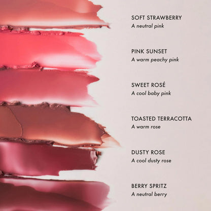 Summer Fridays Blush Butter Balm - Skincare-Infused Hydrating Cream Blush with Hyaluronic Acid, Ceramides, & Shea Butter for a Dewy Flush of Color - Cheek and Lip Tint - Berry Spritz (0.14 Oz) - dailyvitalstore