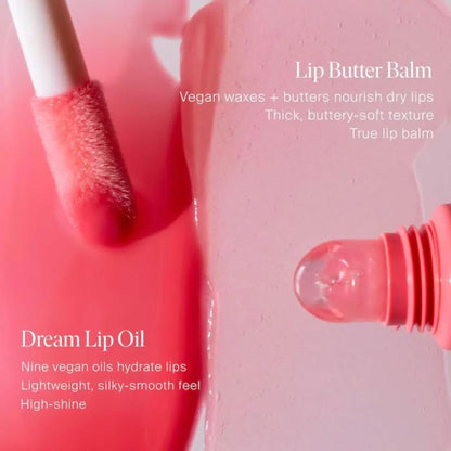 Summer Fridays Dream Lip Oil - Hydrating Tinted Lip Gloss Oil - Non-Sticky Formula with Skincare Benefits for Long-Lasting Softness + Shine - Effortless Beauty Gifts - Pink Cloud (0.15 Oz) - dailyvitalstore