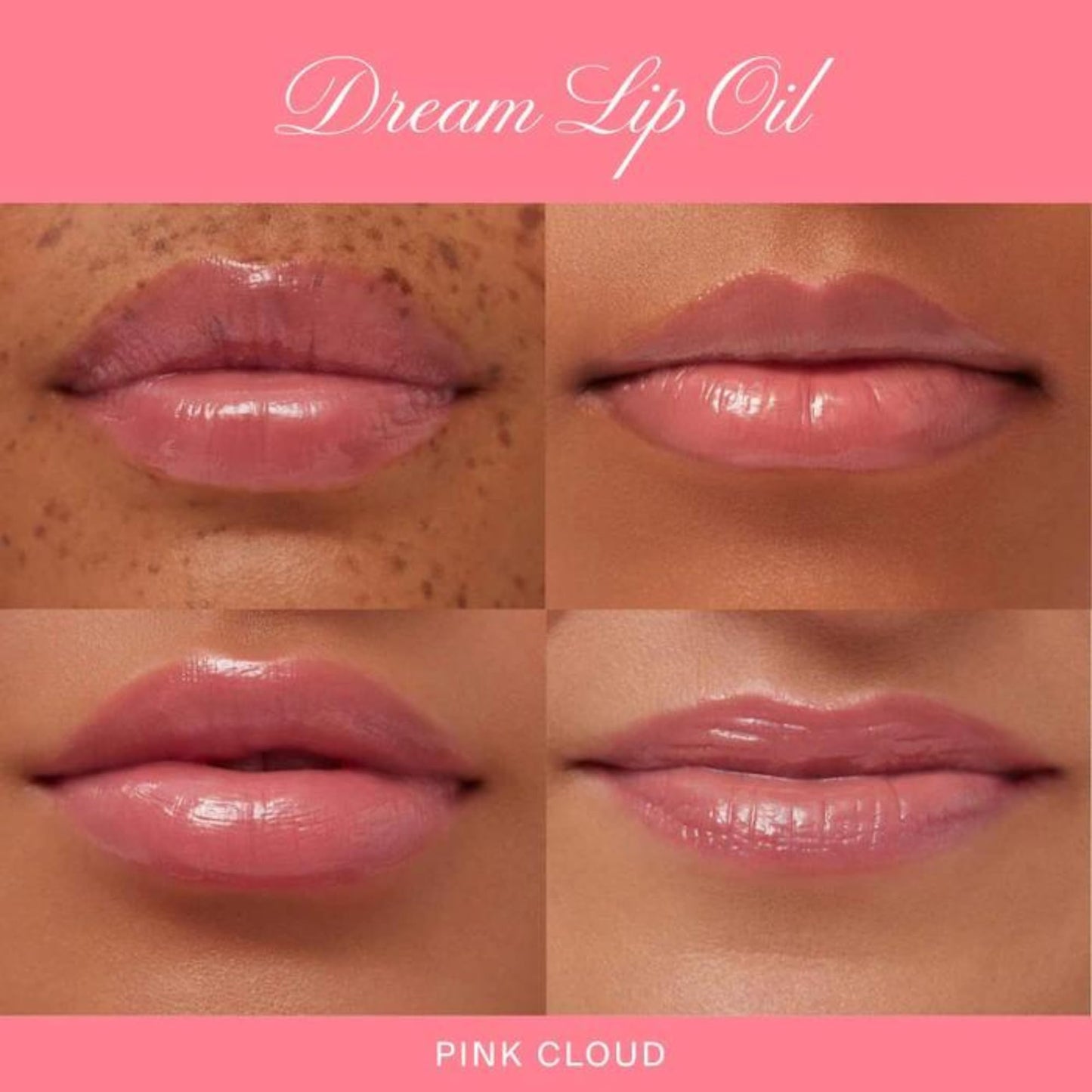 Summer Fridays Dream Lip Oil - Hydrating Tinted Lip Gloss Oil - Non-Sticky Formula with Skincare Benefits for Long-Lasting Softness + Shine - Effortless Beauty Gifts - Pink Cloud (0.15 Oz) - dailyvitalstore