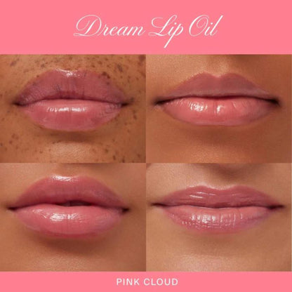 Summer Fridays Dream Lip Oil - Hydrating Tinted Lip Gloss Oil - Non-Sticky Formula with Skincare Benefits for Long-Lasting Softness + Shine - Effortless Beauty Gifts - Pink Cloud (0.15 Oz) - dailyvitalstore