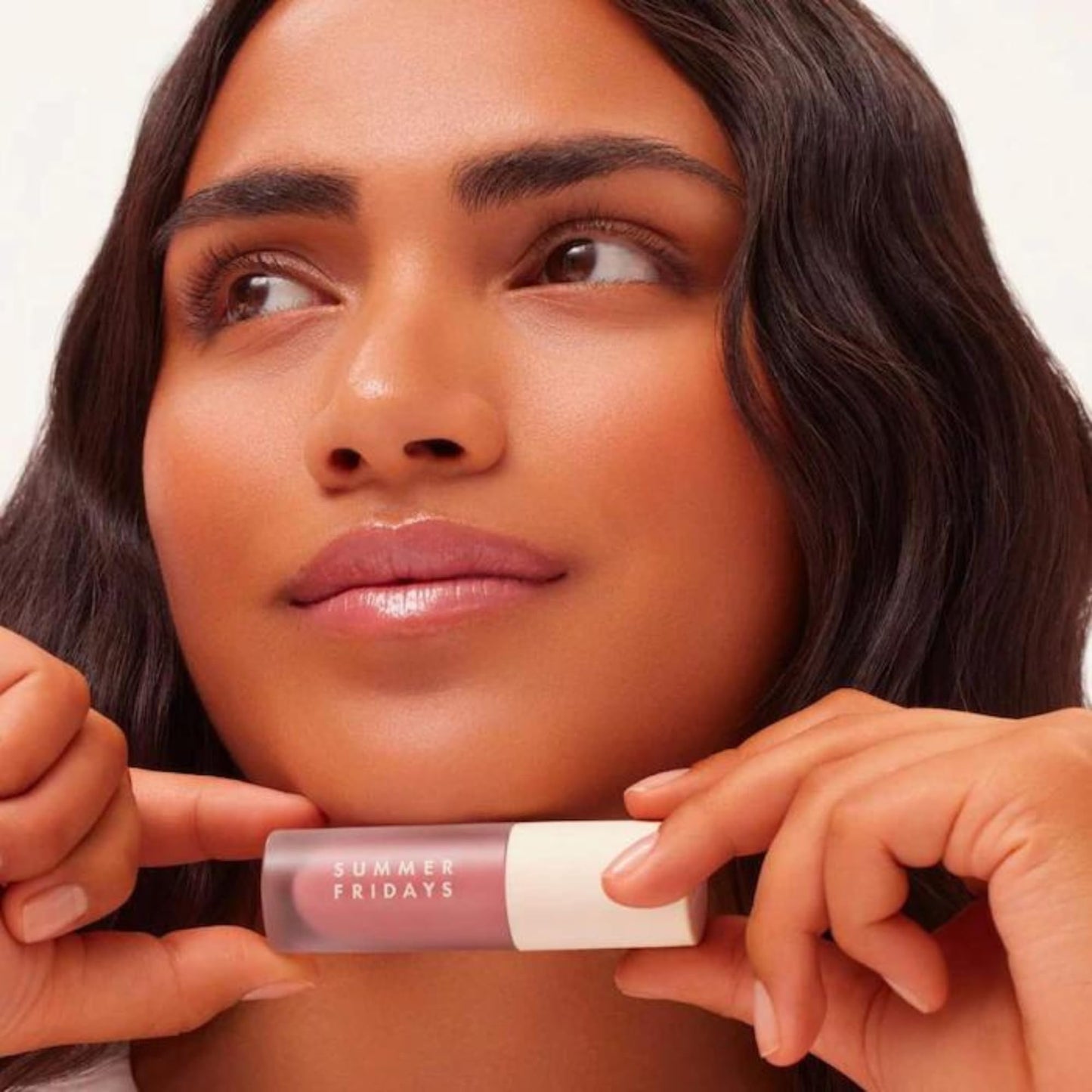 Summer Fridays Dream Lip Oil - Hydrating Tinted Lip Gloss Oil - Non-Sticky Formula with Skincare Benefits for Long-Lasting Softness + Shine - Effortless Beauty Gifts - Soft Mauve (0.15 Oz) - dailyvitalstore