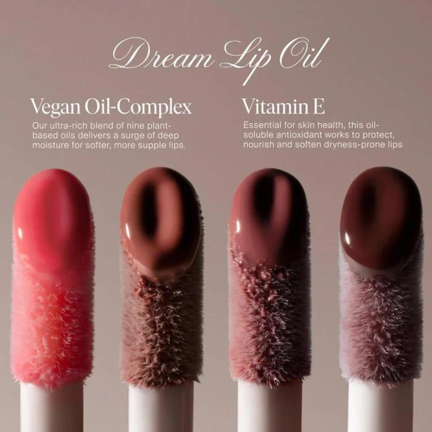 Summer Fridays Dream Lip Oil - Hydrating Tinted Lip Gloss Oil - Non-Sticky Formula with Skincare Benefits for Long-Lasting Softness + Shine - Effortless Beauty Gifts - Soft Mauve (0.15 Oz) - dailyvitalstore
