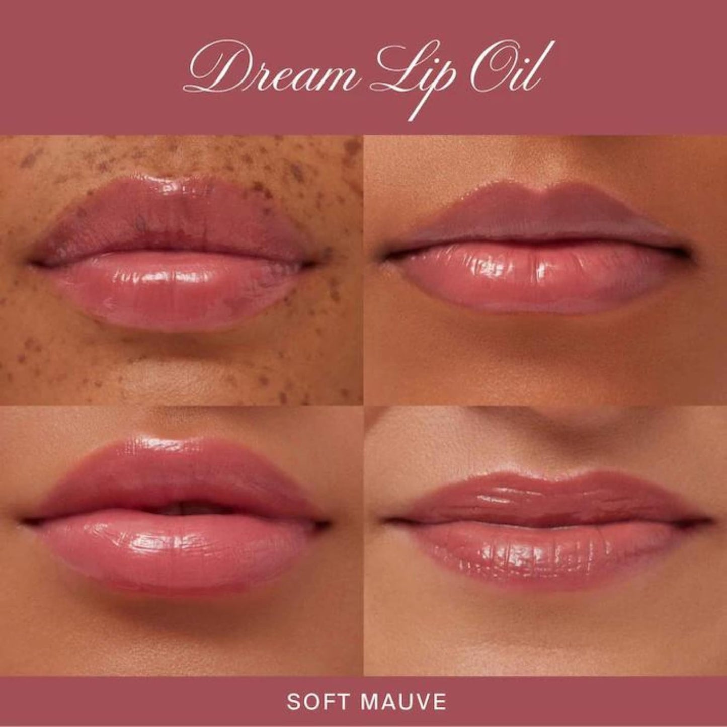 Summer Fridays Dream Lip Oil - Hydrating Tinted Lip Gloss Oil - Non-Sticky Formula with Skincare Benefits for Long-Lasting Softness + Shine - Effortless Beauty Gifts - Soft Mauve (0.15 Oz) - dailyvitalstore